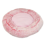 Load image into Gallery viewer, Soft Plush Faux Fur Doughnut bed 2-Colors
