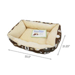 Load image into Gallery viewer, [Dog &amp; Cat Bed] Plush Corduroy Reversible Neutral Pet Bed

