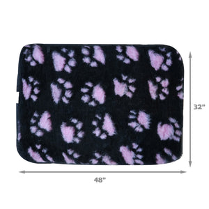 [Pet mat] Lounge Sleeper Paw Print Mat for Dogs and Cats