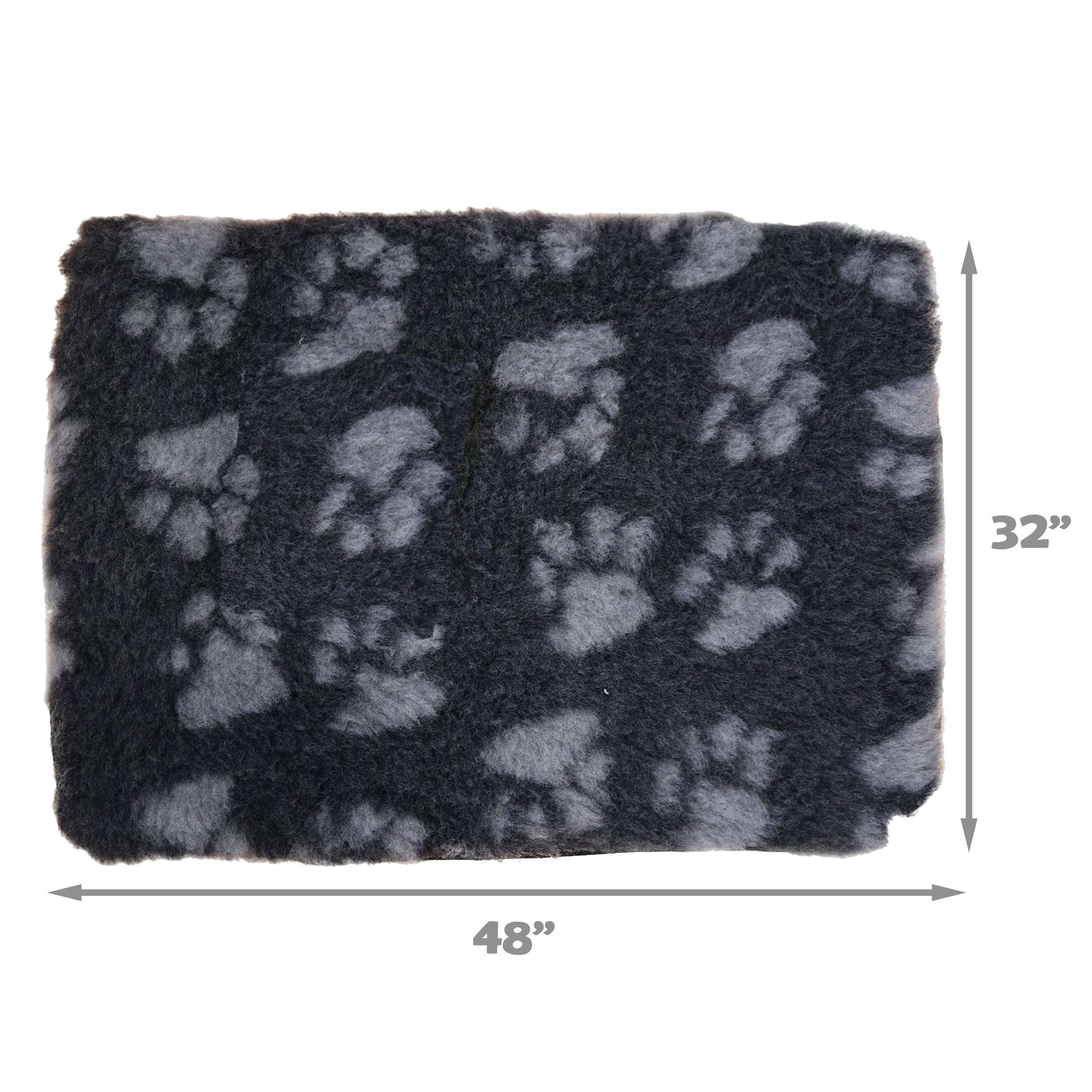 Lounge Sleeper Paw Print Mat for Dogs and Cats
