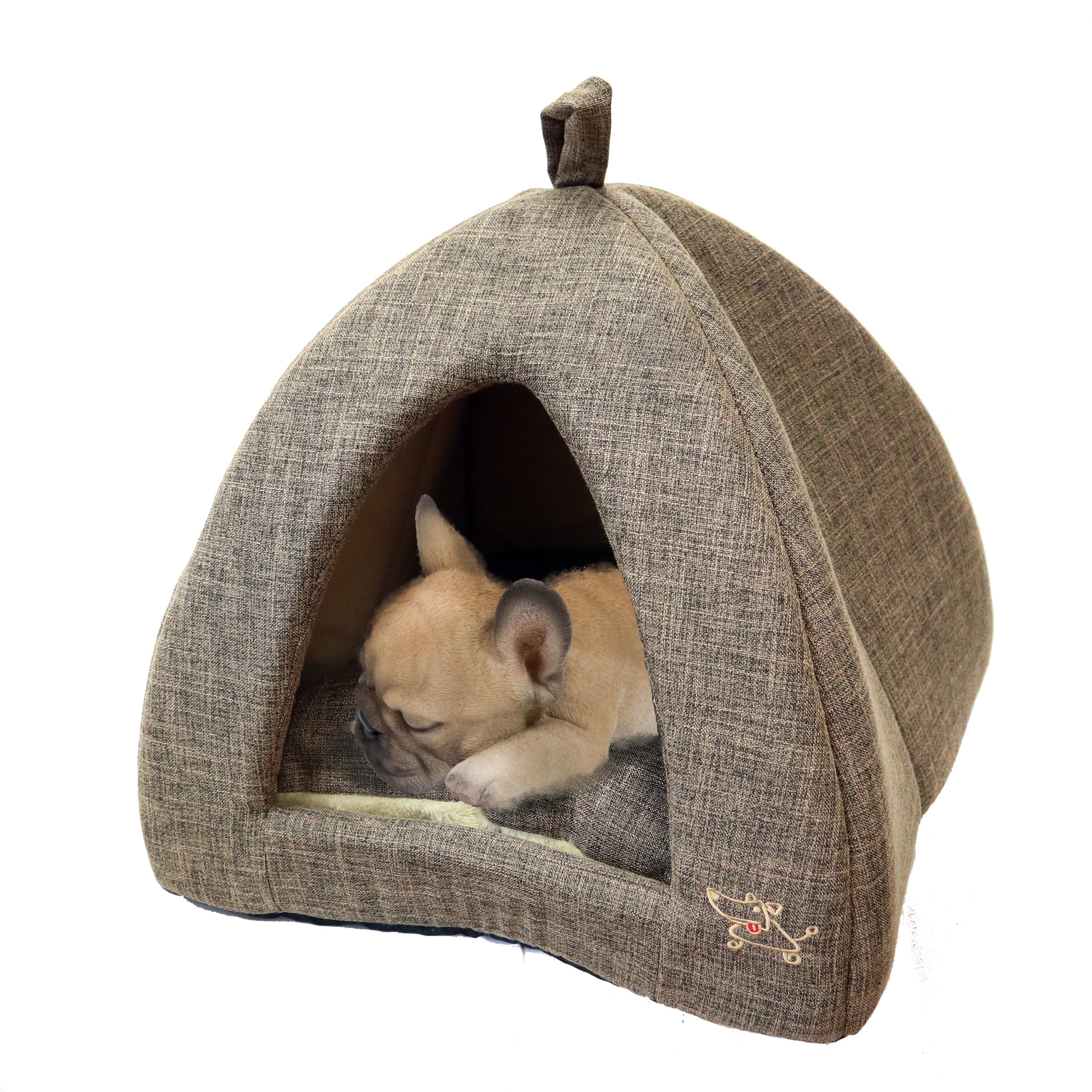 Pet Tent Soft Chenille Bed for Dogs & Cats