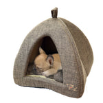 Load image into Gallery viewer, Pet Tent Soft Chenille Bed for Dogs &amp; Cats
