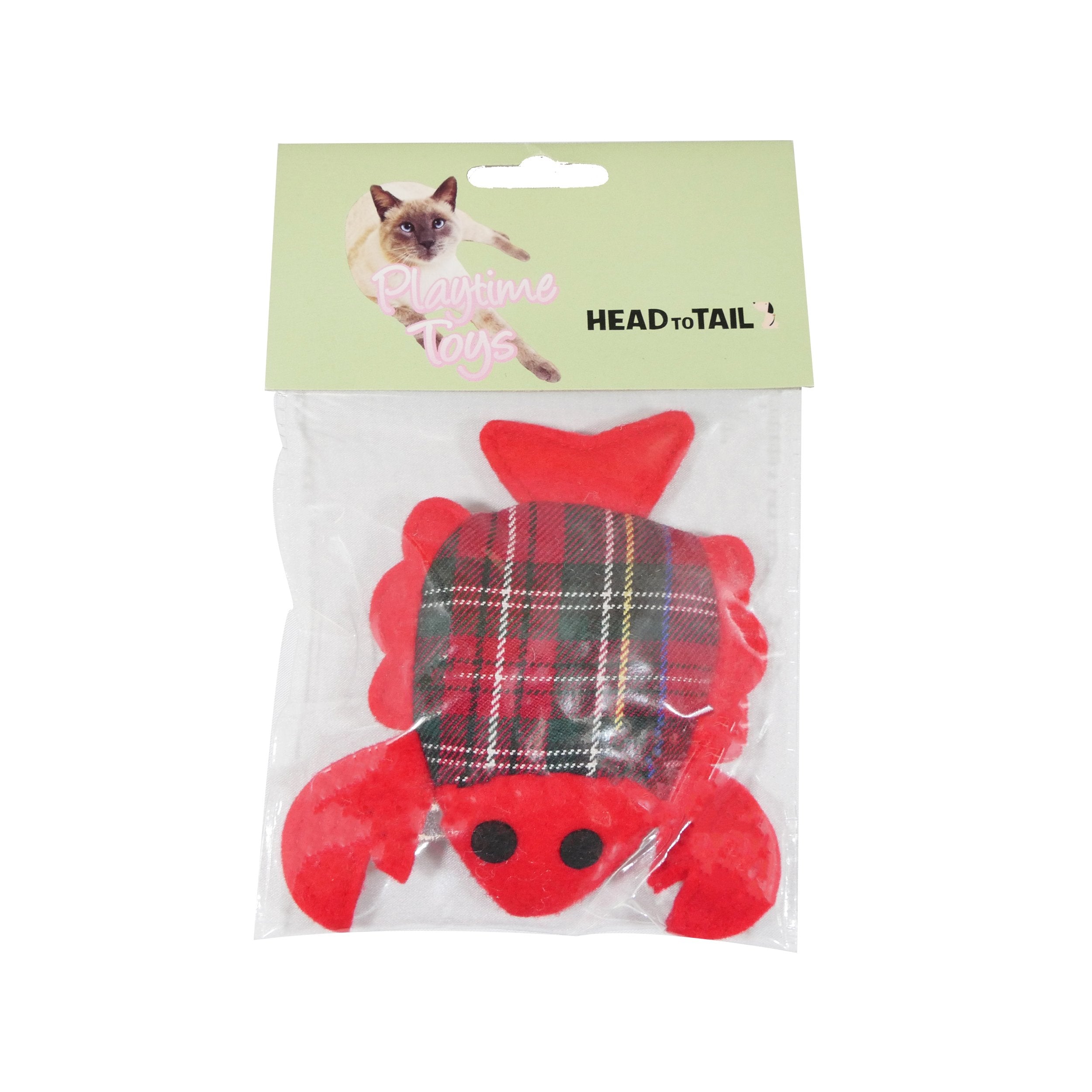 Red Crab Catnip Cat Toy