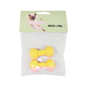 2-Piece Soft Squishable Sponge Foam Cat Toy