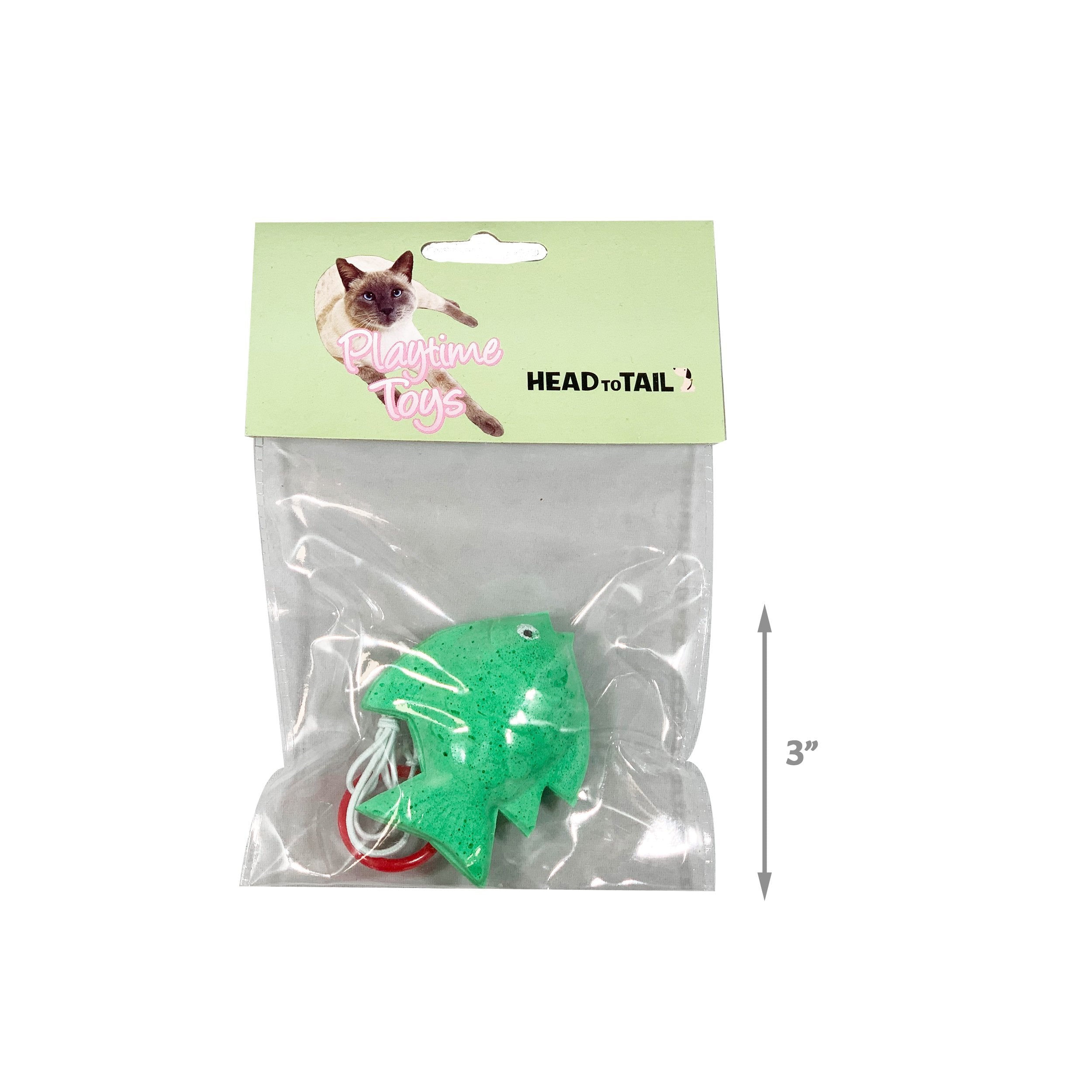 Soft Sponge Fish with Elastic String [Buy 1 Get 1 Free]