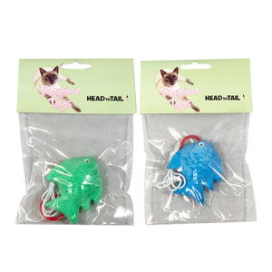 Soft Sponge Fish with Elastic String [Buy 1 Get 1 Free]