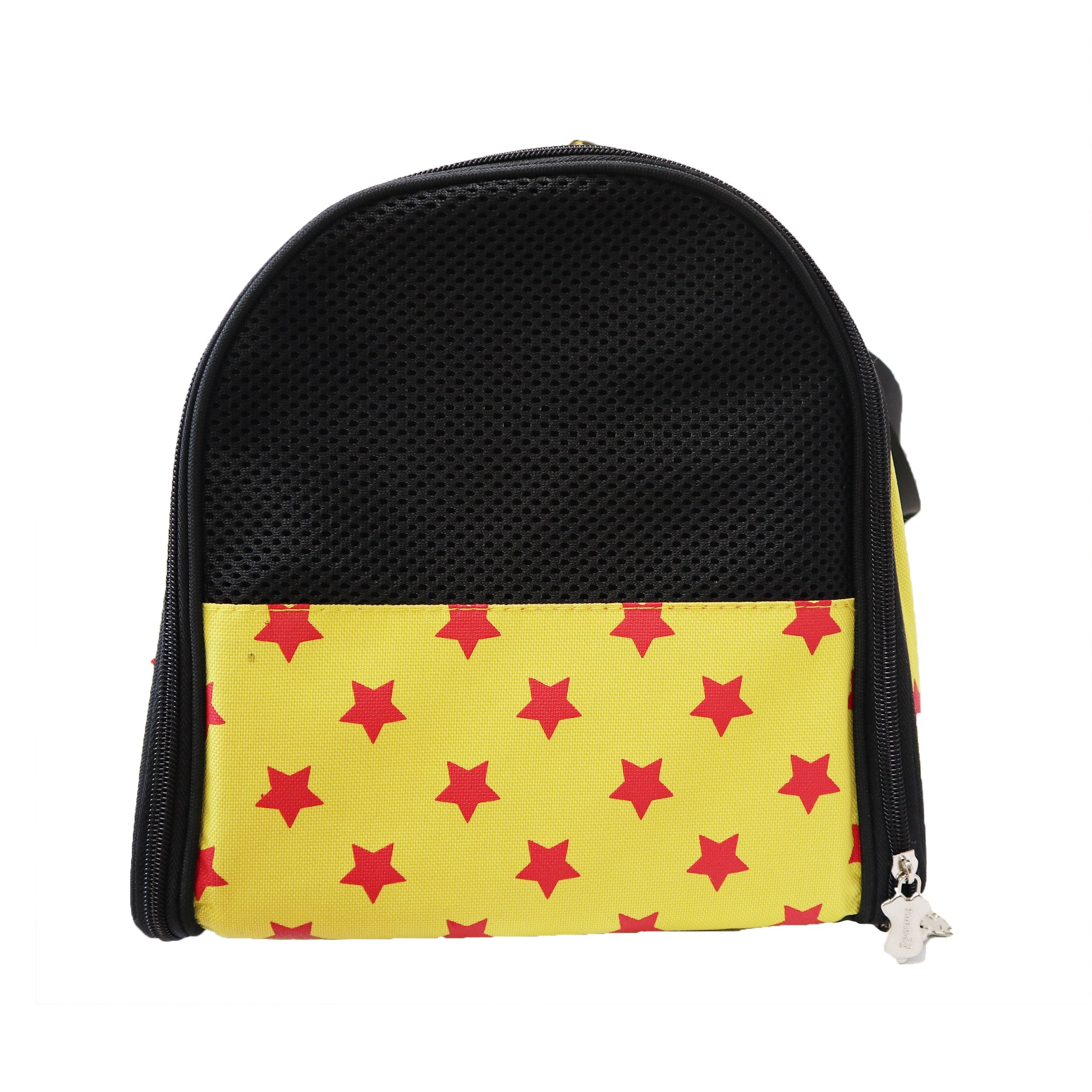 ParisDog Yellow & Red Carrier for Small Dogs and Cats