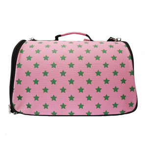 ParisDog Pink & Green Carrier for Small Dogs and Cats