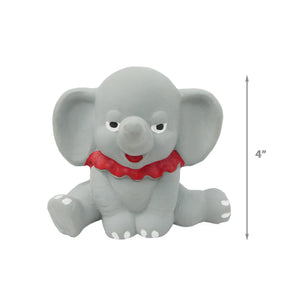 [Dog toy] Sitting Rubber Elephant