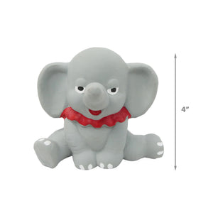 [Dog toy] sitting rubber elephant
