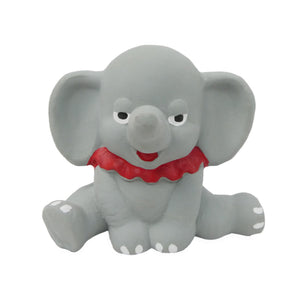 [Dog toy] Sitting Rubber Elephant