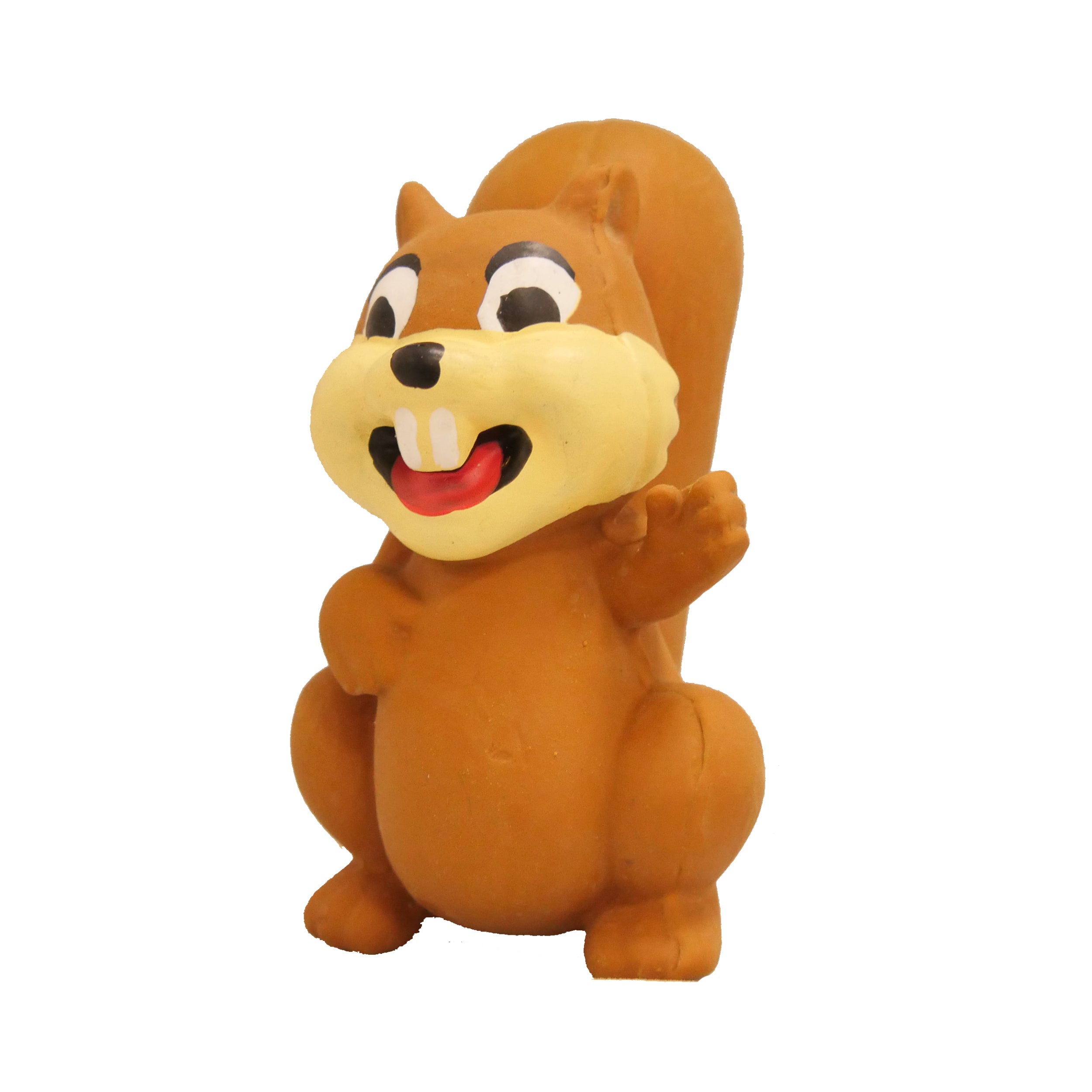 [Dog toy] cute brown rubber squirrel
