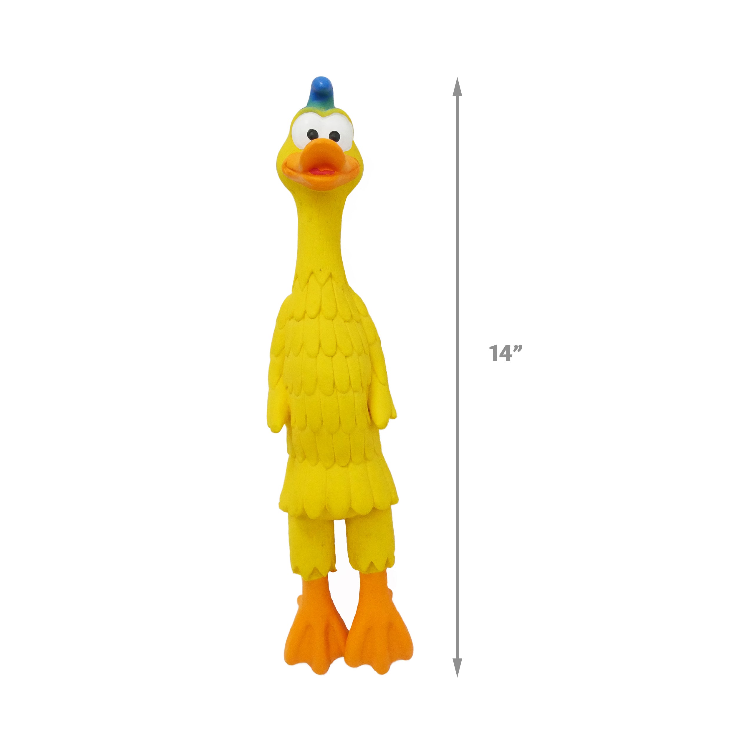Long Rubber Goose Dog Toy
