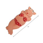 Load image into Gallery viewer, [Dog toy] Pink Rubber Bikini Pig Toy
