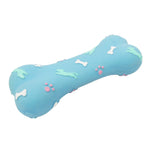 Load image into Gallery viewer, [Dog toy] blue rubber bone toy with bone design
