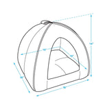 Load image into Gallery viewer, Pet Tent Soft Chenille Bed for Dogs &amp; Cats
