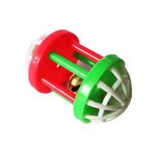 One Pack Of 3 Piece MultiColored 2 Soft Sponge Soccer Balls And One Bell ball Roller Toys for Cats Fun Interactive Cat Toys Bell Ball Roller image 