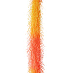 Load image into Gallery viewer, Interactive Crazy Cat Wand Stick toy Sunset Orange with Blue Fuzzy Faux Fur Ball Fun String Cat toy for Cats and Kittens Detailed String 
