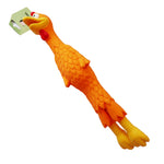 Load image into Gallery viewer, Long Rubber Chicken Dog Toy 14&#39;&#39;
