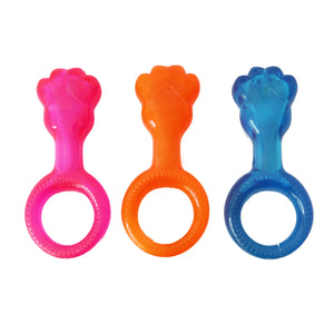 Ring-Paw Bone Combination Rubber Dog Toy 5.5"