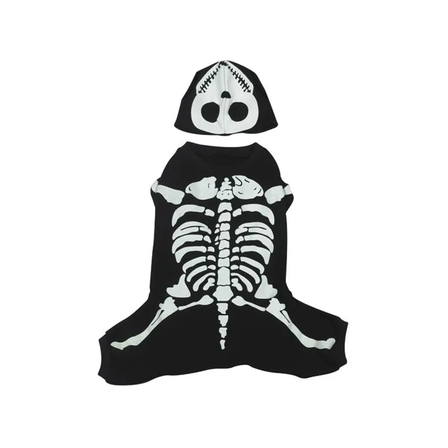 Casual Canine Glow Bones Costume