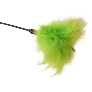 Puff Wand Enticing Feather Tickler Cat Toy