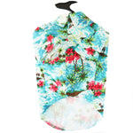 Load image into Gallery viewer, Casual Canine Tropical Blue and White Hawaiian Breeze Camp Shirt
