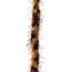 Load image into Gallery viewer, Leopard Print Fluffy Ball Interactive Cat Wand Stick Toy for Cats and Kittens Made with Faux fur and Black Plastic Stick Detailed fuzzy faux fur String 
