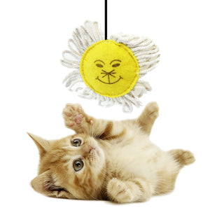 Sunflower Cat Toy with Catnip 4"